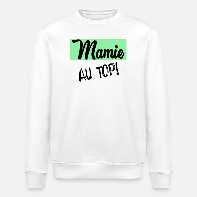 Oma - Stanley/Stella Unisex Bio-Sweatshirt ROLLER - Weiß
