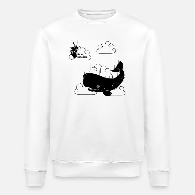 Petunia & Whale - Stanley/Stella Unisex Bio-Sweatshirt ROLLER - Weiß