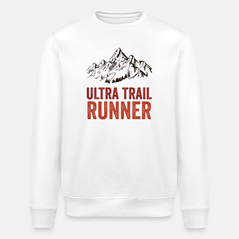 UltraTrail-Läufer - Stanley/Stella Unisex Bio-Sweatshirt ROLLER - Weiß