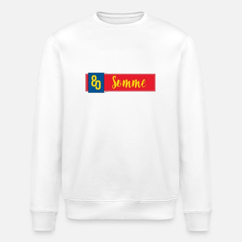 Somme - Sweat bio ROLLER Stanley/Stella Unisexe - blanc