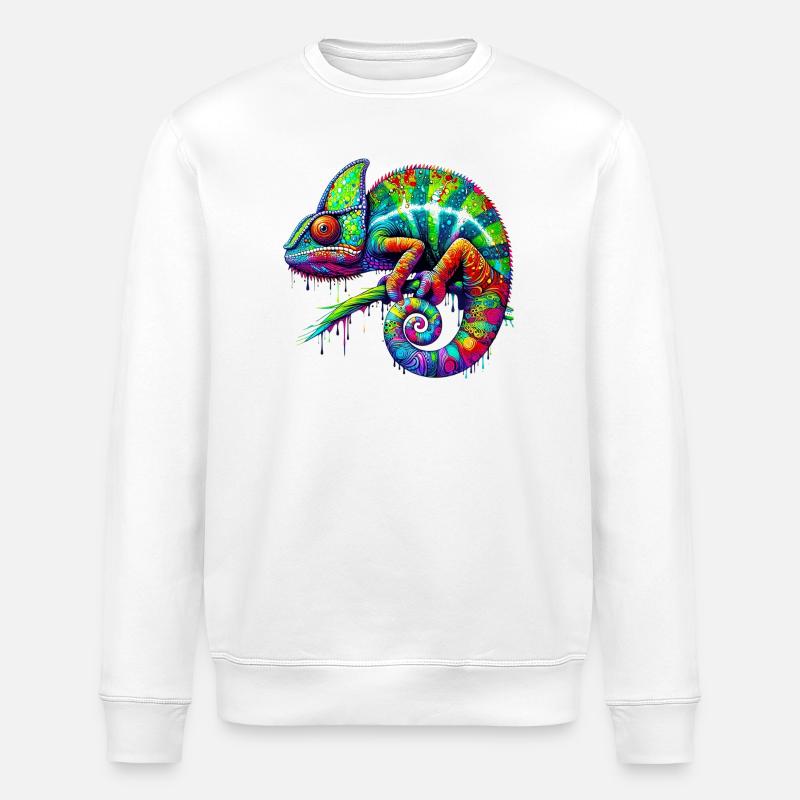 Chameleon - Stanley/Stella ROLLER Unisex Organic Sweatshirt - white