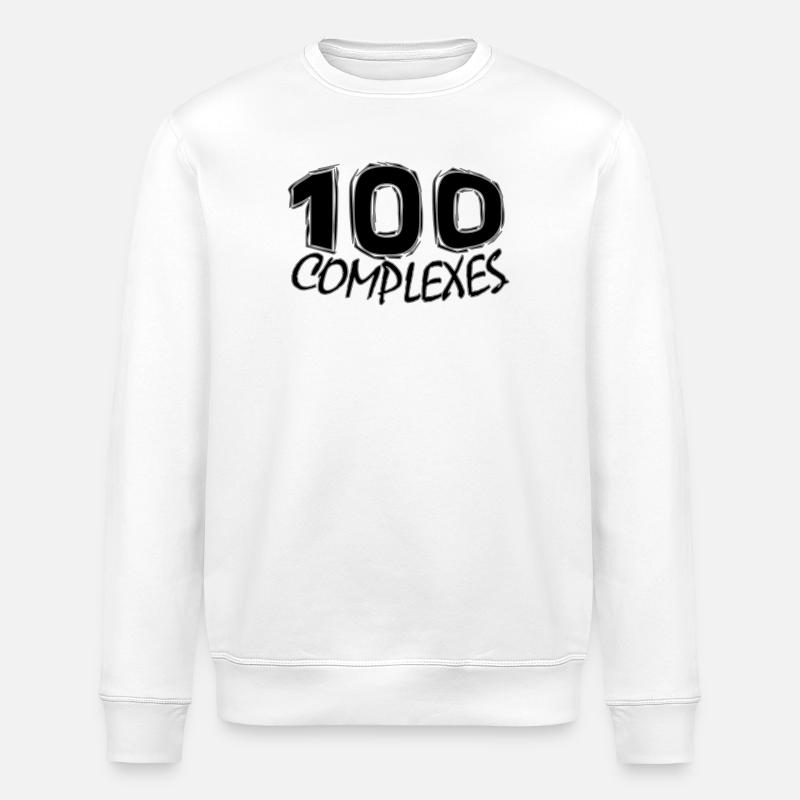 100 Komplexe - Stanley/Stella Unisex Bio-Sweatshirt ROLLER - Weiß