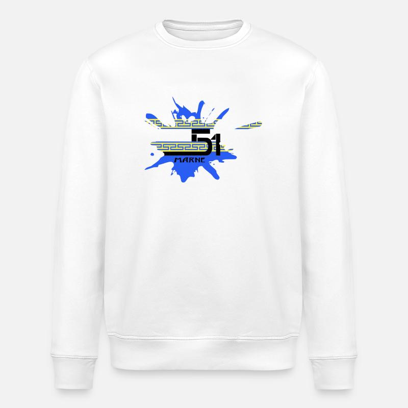 Marne - Sweat bio ROLLER Stanley/Stella Unisexe - blanc