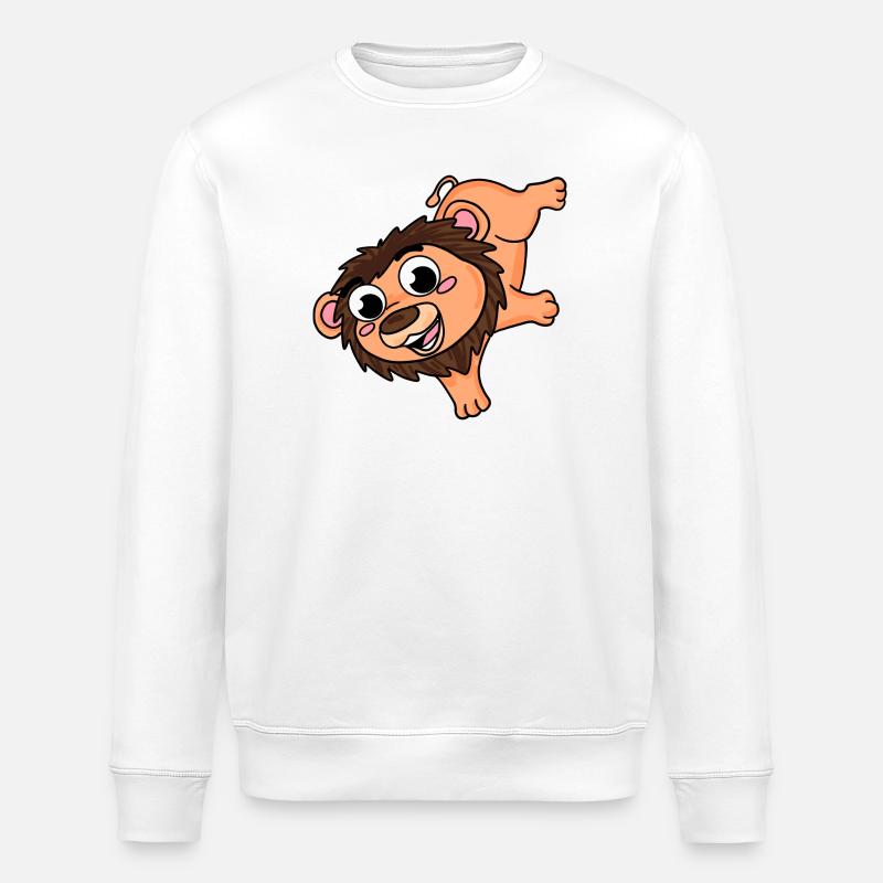 Kleiner Löwe - Stanley/Stella Unisex Bio-Sweatshirt ROLLER - Weiß