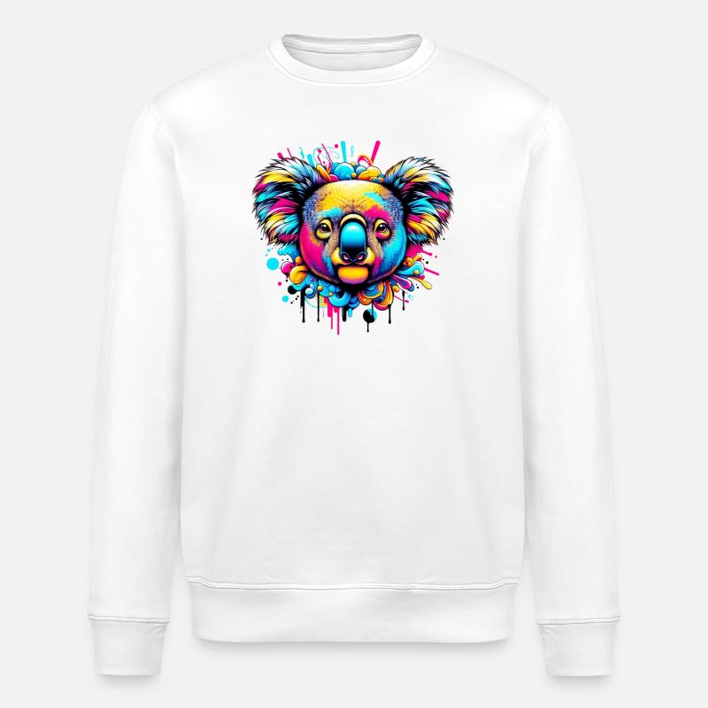 Koala - Stanley/Stella Unisex Bio-Sweatshirt ROLLER - Weiß
