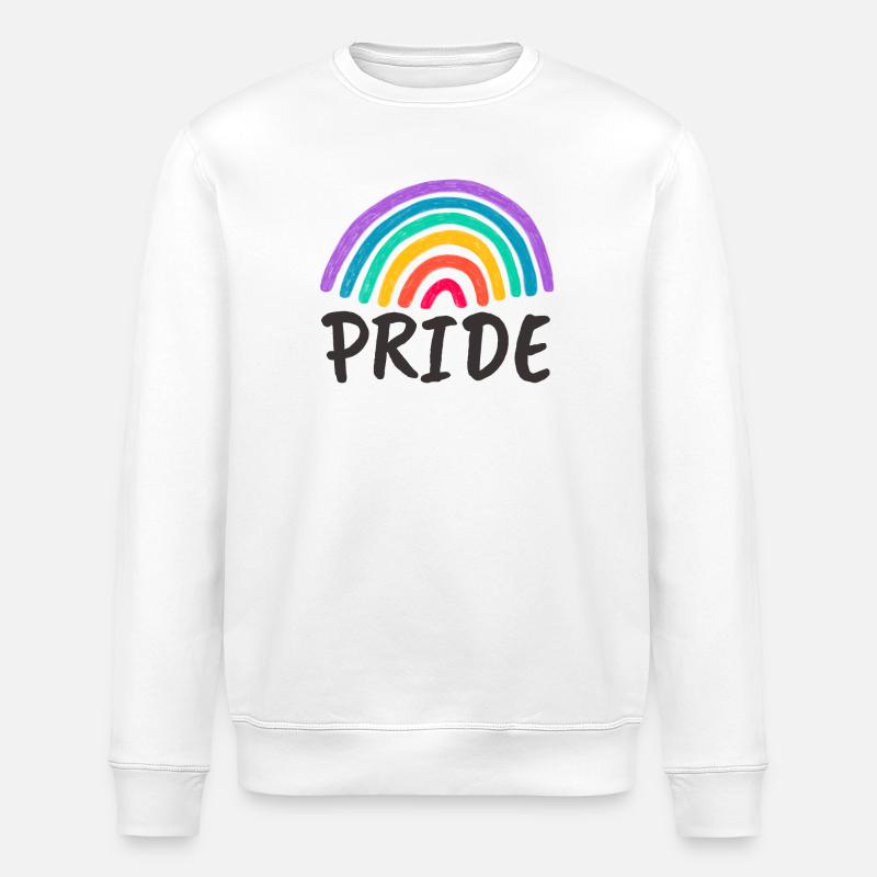 PRIDE - Ready for Pride Month! - Stanley/Stella ROLLER Unisex Organic Sweatshirt - white