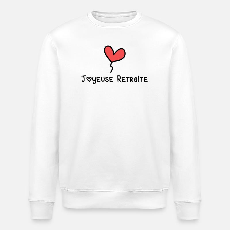 RETRAITE - Sweat bio ROLLER Stanley/Stella Unisexe - blanc