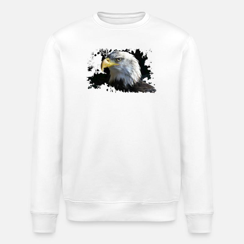 Adler - Stanley/Stella Unisex Bio-Sweatshirt ROLLER - Weiß