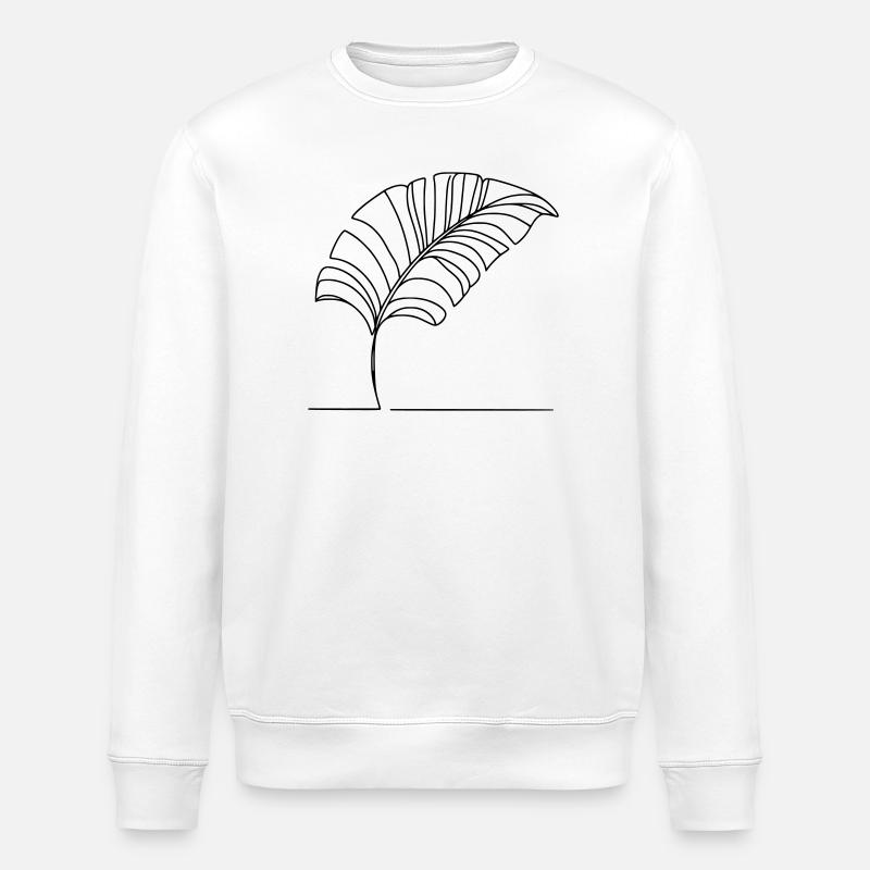 Leaf - Stanley/Stella ROLLER Unisex Organic Sweatshirt - white