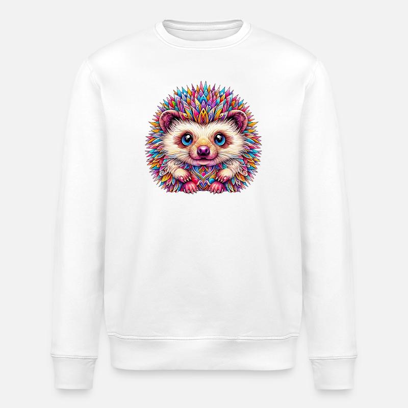 Hérisson - Sweat bio ROLLER Stanley/Stella Unisexe - blanc