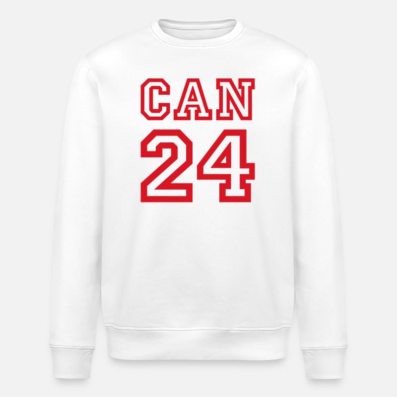 Canada Kanada - Stanley/Stella ROLLER Unisex Organic Sweatshirt - white