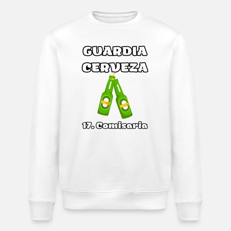 Bierpolizei - Stanley/Stella Unisex Bio-Sweatshirt ROLLER - Weiß