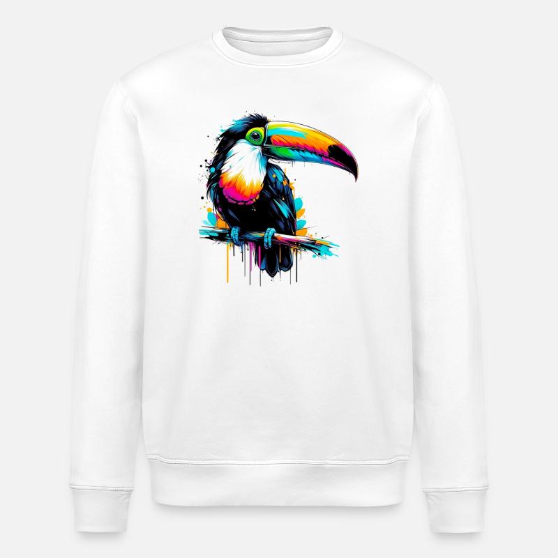 Toucan - Sweat bio ROLLER Stanley/Stella Unisexe - blanc