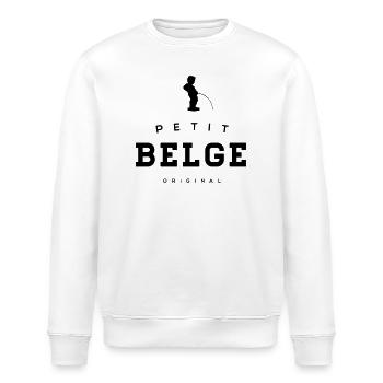 petit Belge manneke pis - Stanley/Stella Unisex Bio-Sweatshirt ROLLER - Weiß - Vorne - Nik (191cm)