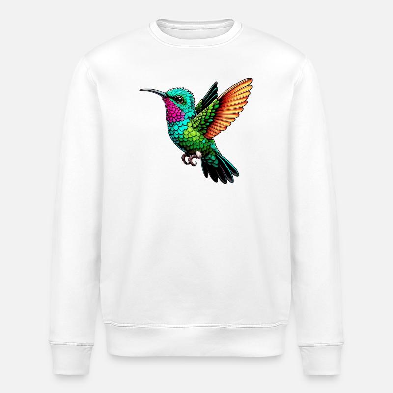 Kolibri - Stanley/Stella Unisex Bio-Sweatshirt ROLLER - Weiß