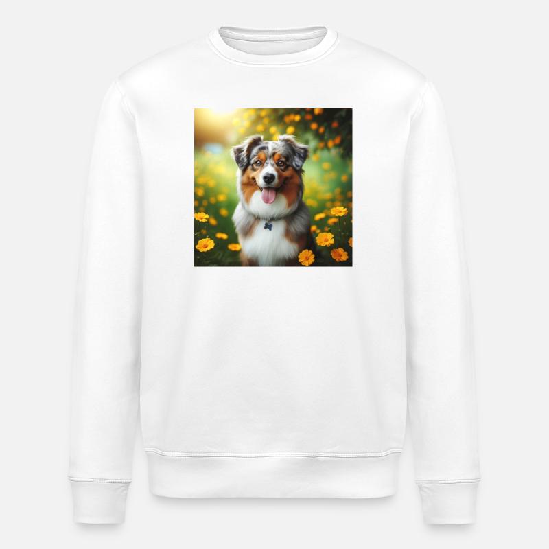 Berger australien - Sweat bio ROLLER Stanley/Stella Unisexe - blanc
