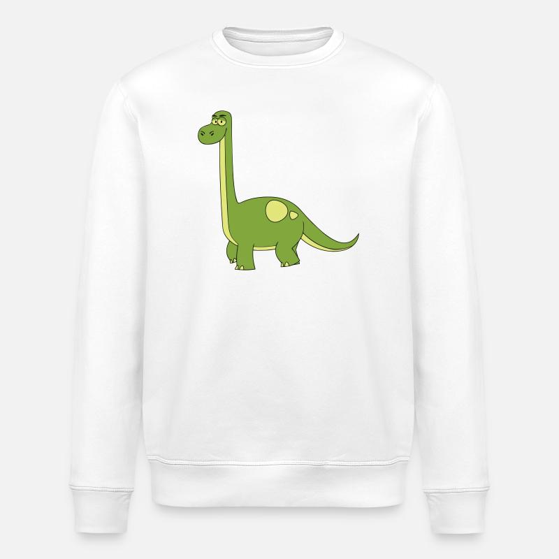 Dino - Stanley/Stella Unisex Bio-Sweatshirt ROLLER - Weiß