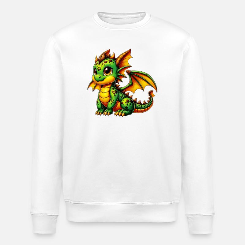Dragon - Sweat bio ROLLER Stanley/Stella Unisexe - blanc