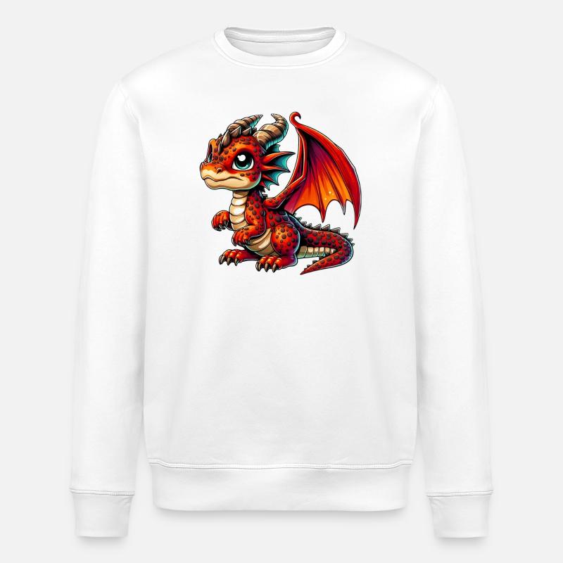 Dragon - Sweat bio ROLLER Stanley/Stella Unisexe - blanc