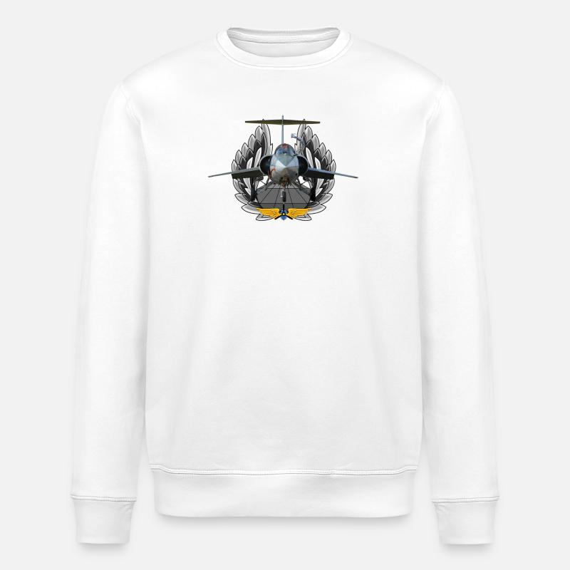 F-104 Starfighter - Stanley/Stella Unisex Bio-Sweatshirt ROLLER - Weiß