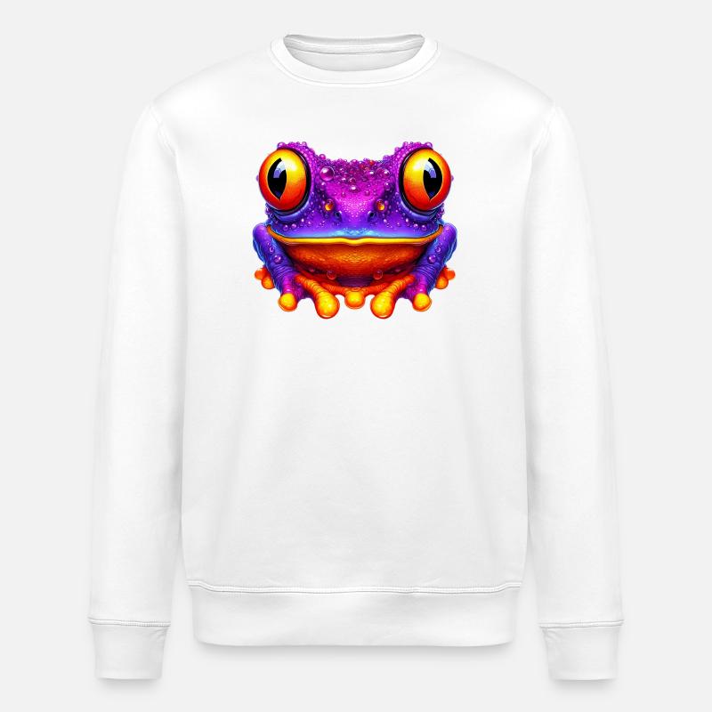 Grenouille - Sweat bio ROLLER Stanley/Stella Unisexe - blanc