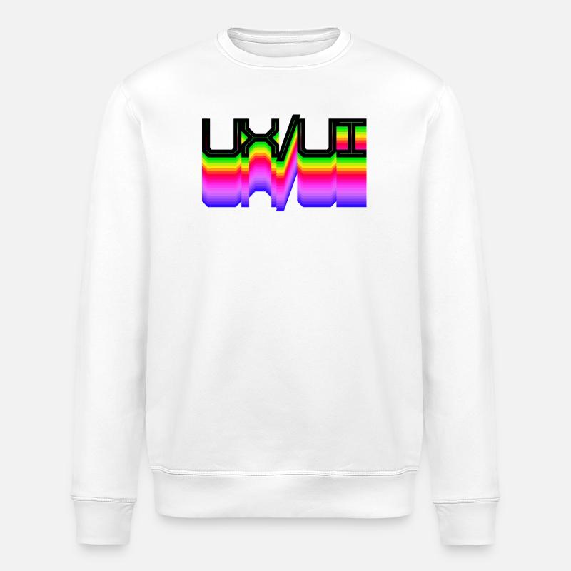 Code Developer Scripting Dev Geek Geek - Stanley/Stella ROLLER Unisex Organic Sweatshirt - white