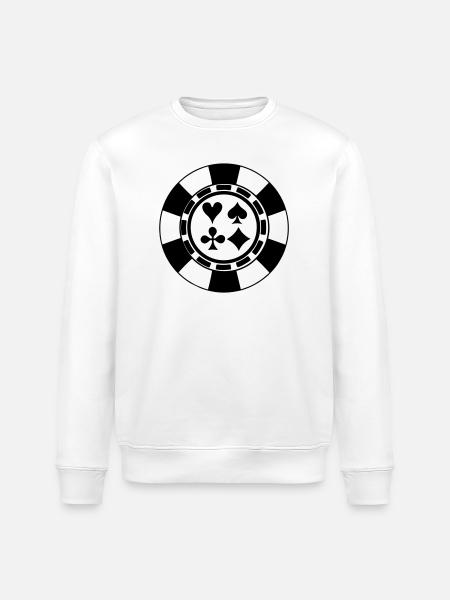 Fickle casino - Stanley/Stella ROLLER Unisex Organic Sweatshirt - white