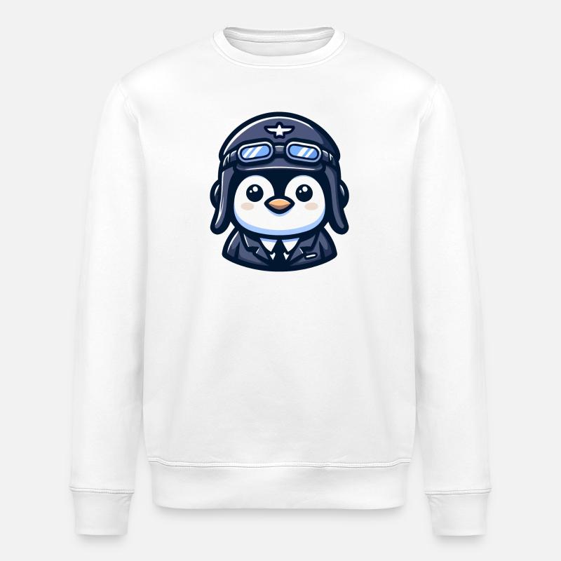 Flug der Eispiloten - Stanley/Stella Unisex Bio-Sweatshirt ROLLER - Weiß