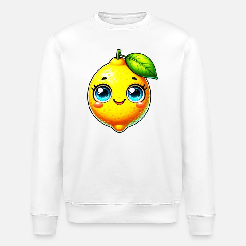 Zitrone Zitronen - Stanley/Stella Unisex Bio-Sweatshirt ROLLER - Weiß