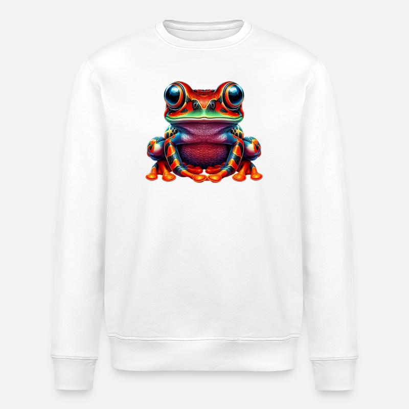 Grenouille - Sweat bio ROLLER Stanley/Stella Unisexe - blanc