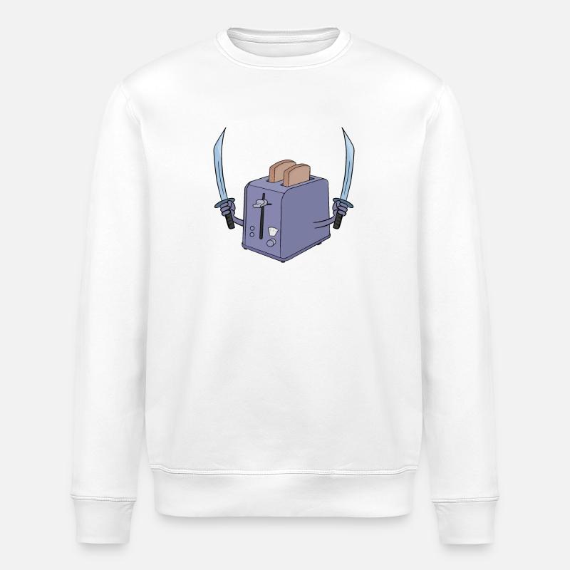 Le grille-pain et l’épée - Sweat bio ROLLER Stanley/Stella Unisexe - blanc