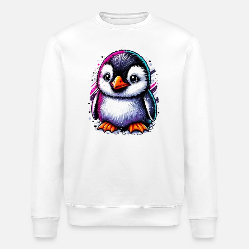 Pingouin - Sweat bio ROLLER Stanley/Stella Unisexe - blanc