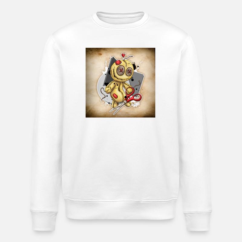 disconnect - Stanley/Stella Unisex Bio-Sweatshirt ROLLER - Weiß