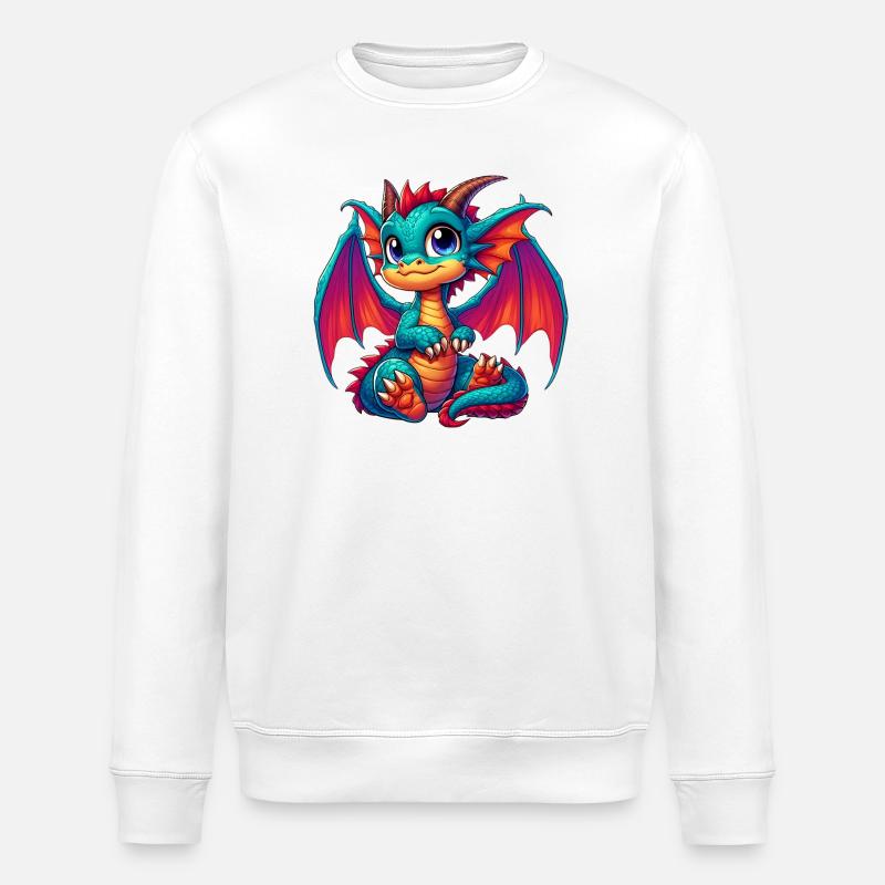 Dragon - Sweat bio ROLLER Stanley/Stella Unisexe - blanc