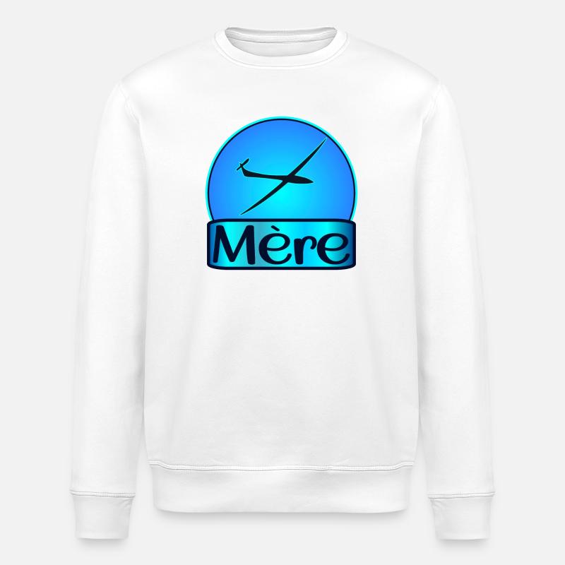 Mère Pilote - Sweat bio ROLLER Stanley/Stella Unisexe - blanc