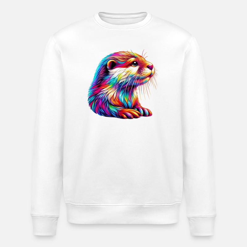 Otter - Stanley/Stella Unisex Bio-Sweatshirt ROLLER - Weiß