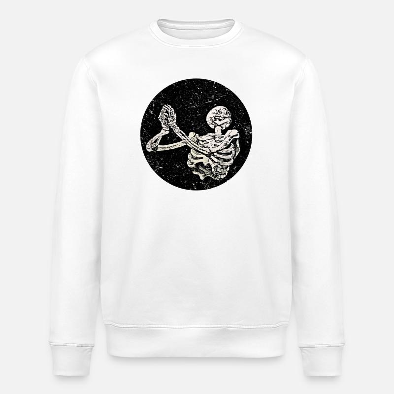 Mort - Sweat bio ROLLER Stanley/Stella Unisexe - blanc