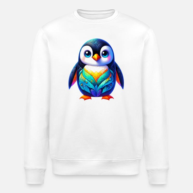 Penguin - Stanley/Stella ROLLER Unisex Organic Sweatshirt - white