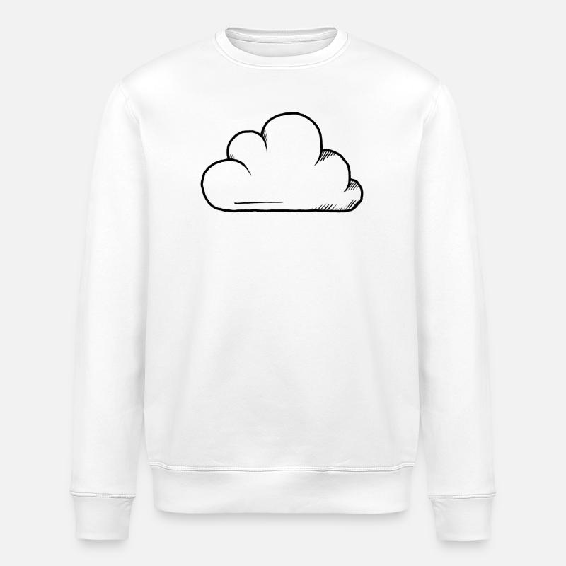 Cloud-Design - Stanley/Stella Unisex Bio-Sweatshirt ROLLER - Weiß