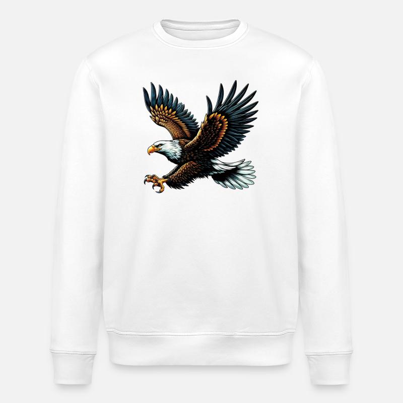 Adler - Stanley/Stella Unisex Bio-Sweatshirt ROLLER - Weiß
