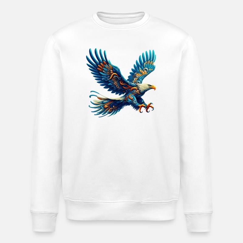 Adler - Stanley/Stella Unisex Bio-Sweatshirt ROLLER - Weiß