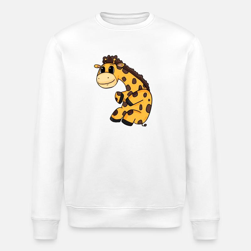 Giraffe - Stanley/Stella Unisex Bio-Sweatshirt ROLLER - Weiß