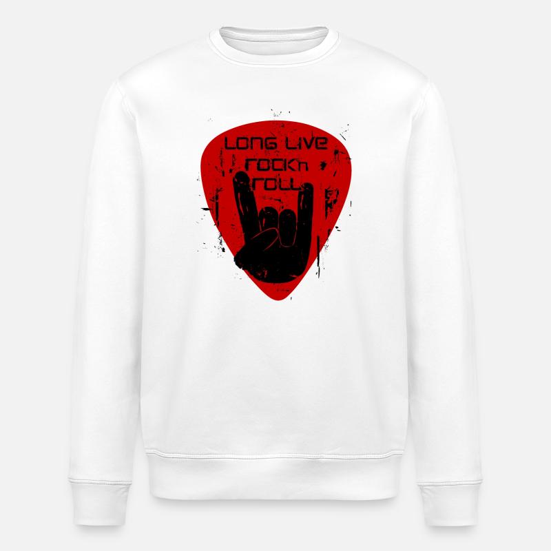 Vive le Rock’n’Roll - Sweat bio ROLLER Stanley/Stella Unisexe - blanc