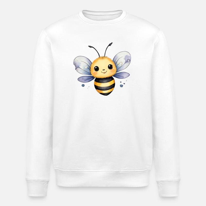 Kleines Bienchen - Stanley/Stella Unisex Bio-Sweatshirt ROLLER - Weiß