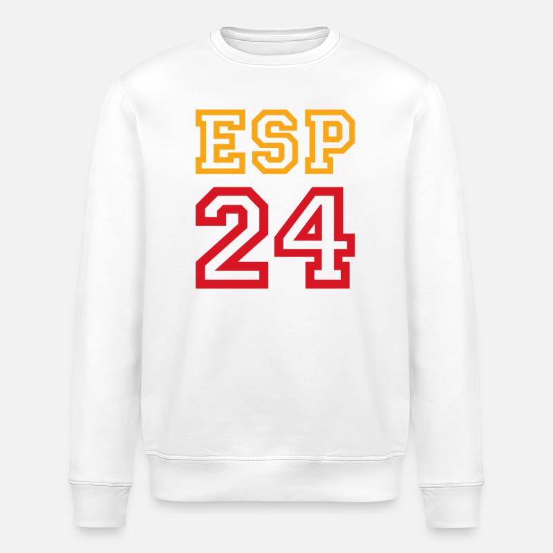 Spain Espana Spanien - Stanley/Stella ROLLER Unisex Organic Sweatshirt - white