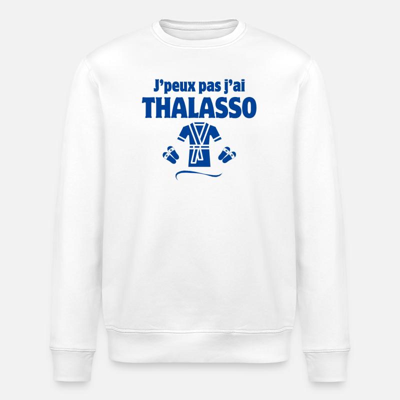 thalasso, massage, argile - Sweat bio ROLLER Stanley/Stella Unisexe - blanc