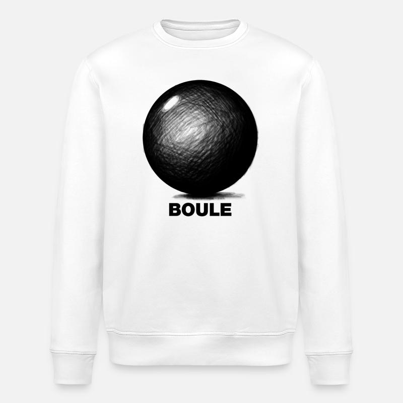 Boule - Stanley/Stella Unisex Bio-Sweatshirt ROLLER - Weiß