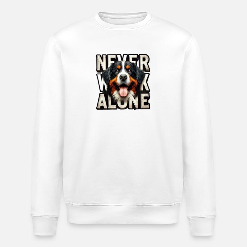 Bouvier bernois - Sweat bio ROLLER Stanley/Stella Unisexe - blanc