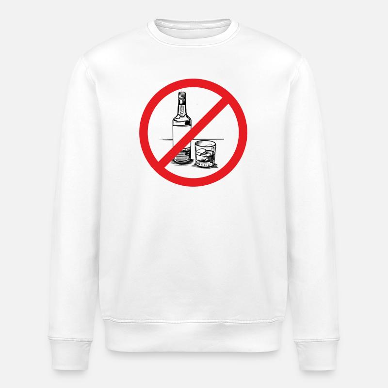 Alkohol verboten! - Stanley/Stella Unisex Bio-Sweatshirt ROLLER - Weiß
