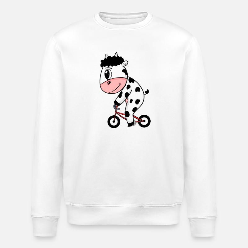 Vélo de vache - Sweat bio ROLLER Stanley/Stella Unisexe - blanc